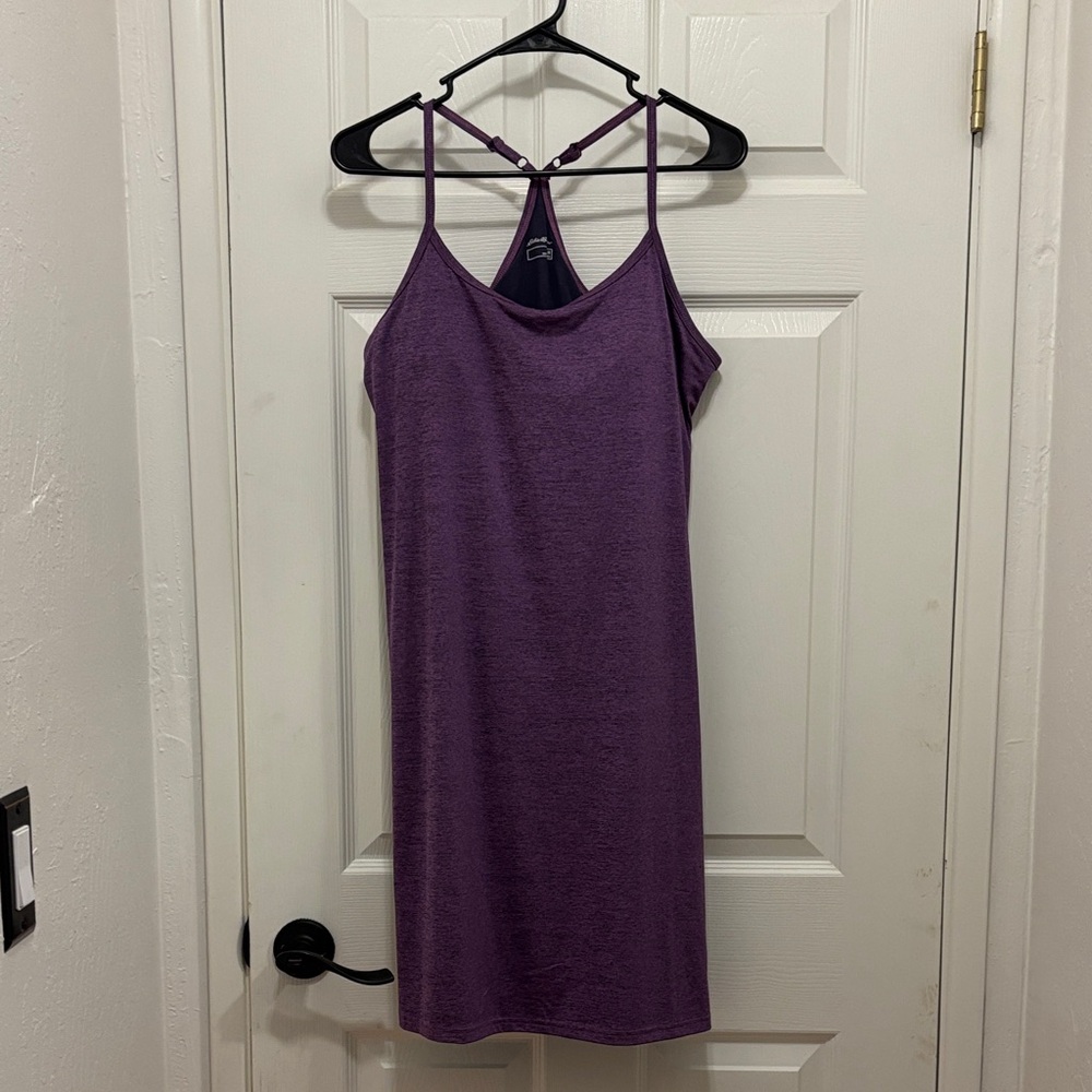 Eddie Bauer Purple Strappy and Stretchy Athletic Dress